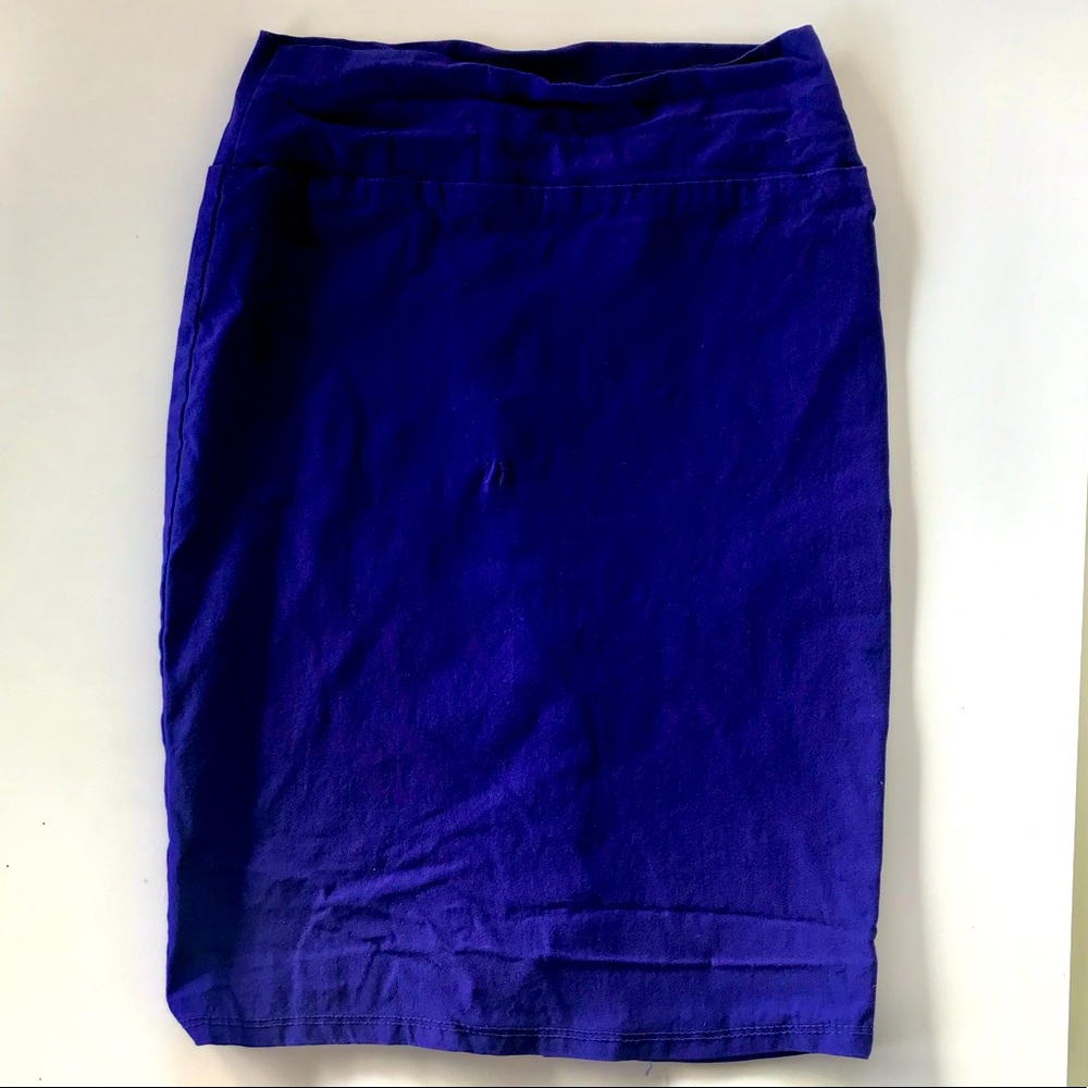 MARIANNE Blue very STRETCHY PULL ON STYLE skirt S